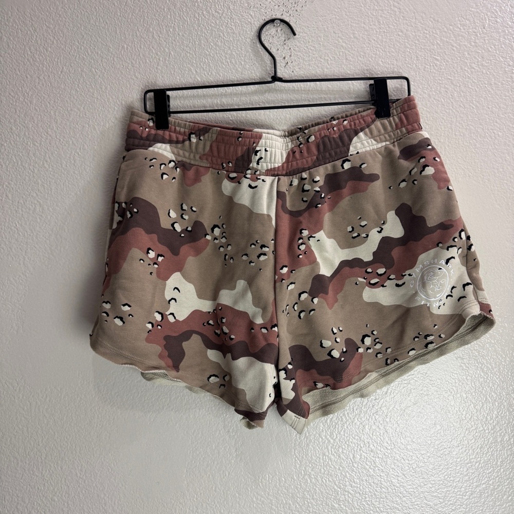 Gymshark Brown Camo Shorts Size Medium